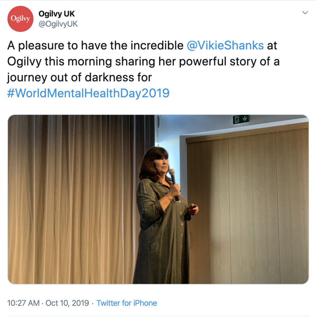 A pleasure to have the incredible @VikieShanks at Ogilvy